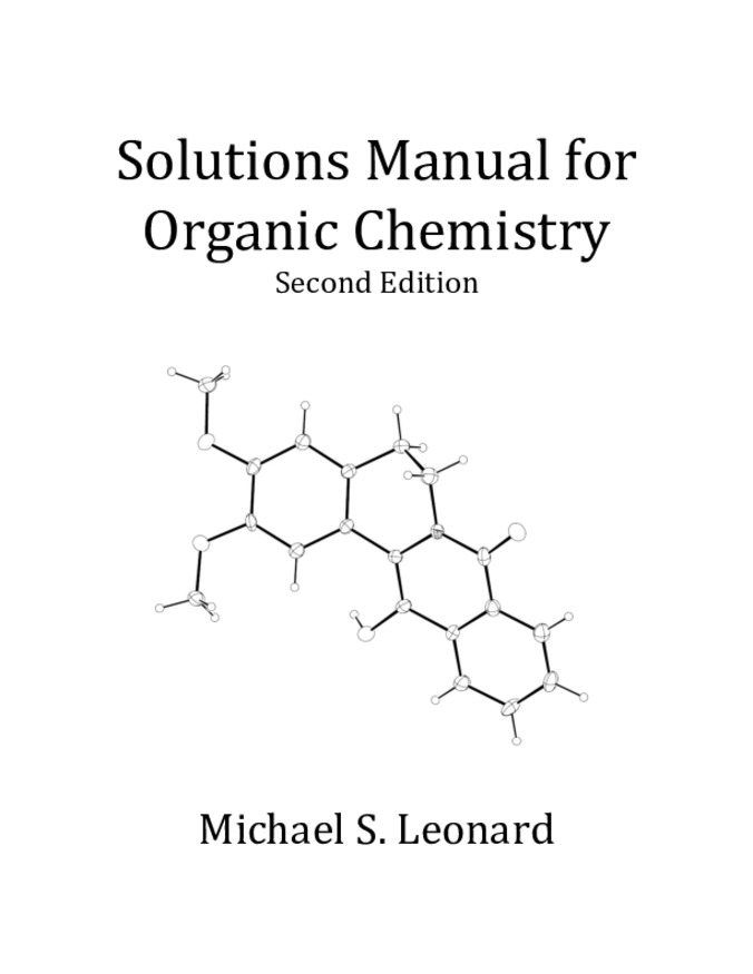 Organic Chemistry and Solutions Manual for Organic Chemistry Thumbnail